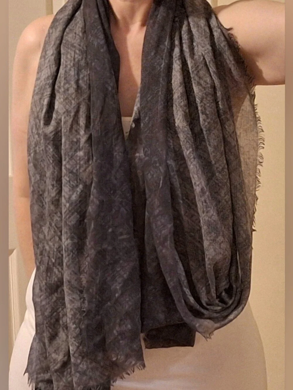 KRISTENSEN DU NORD | Black/Grey Shawl